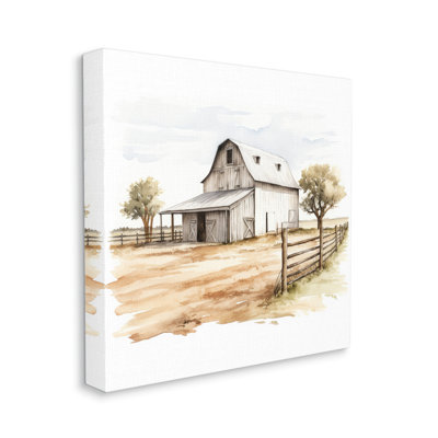 " Rural Barn Painting " by Ray Powers 2 - Pieces