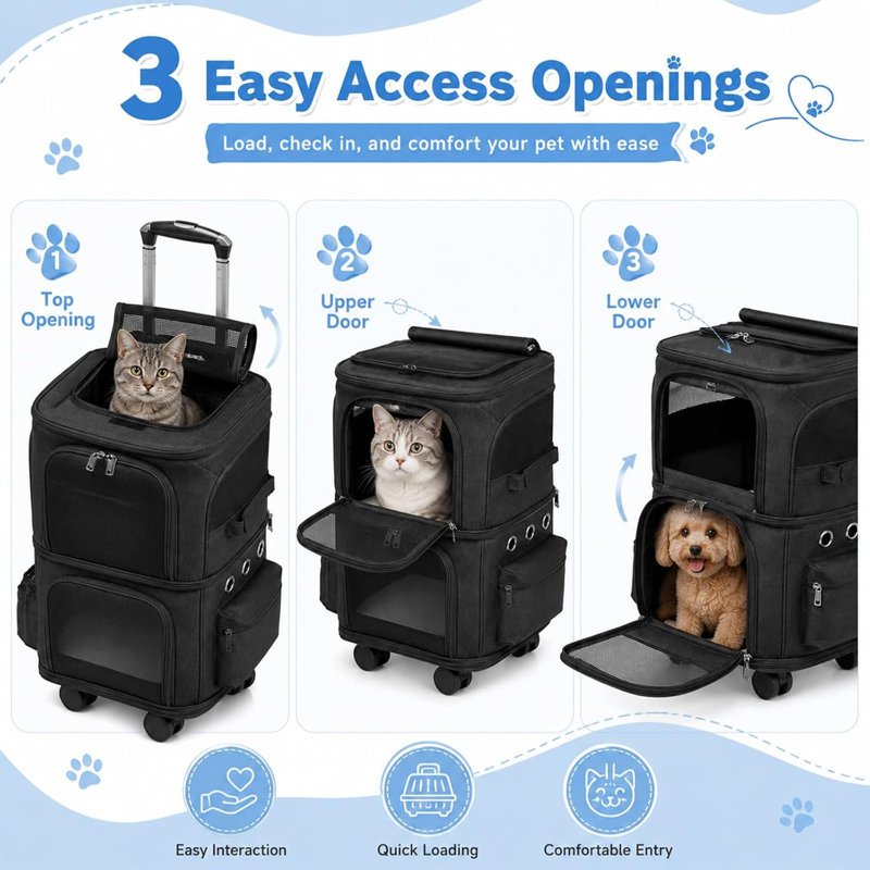 Pet Stroller Foldable Pet Bike Trailer
