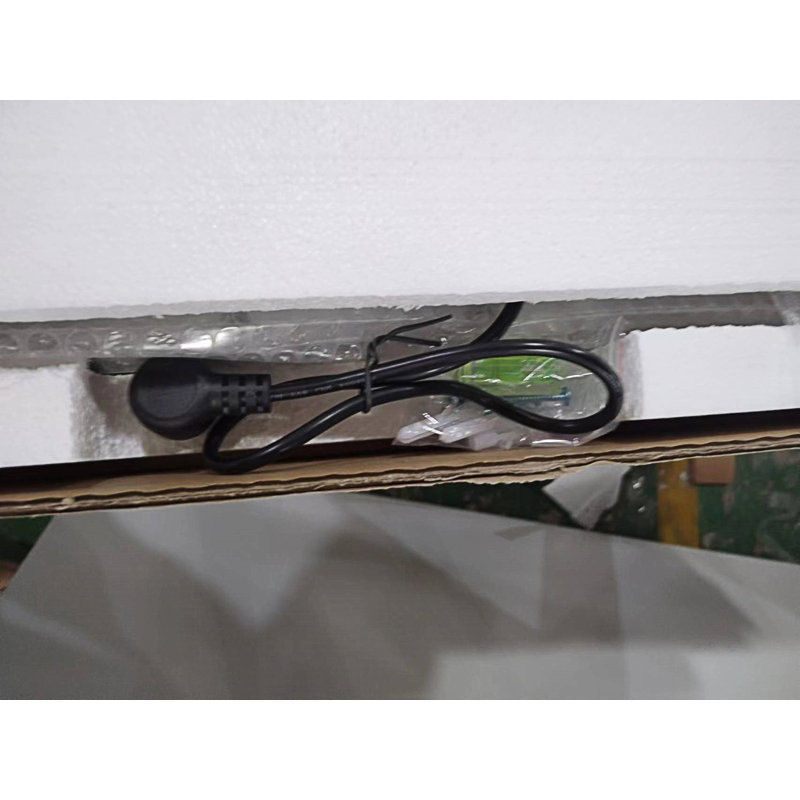 Miroir de salle de bain à DEL, anti-buée avec bouton