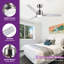 Modern 48" Ceiling Fan with Light and 3 Blades-109078896-109078901