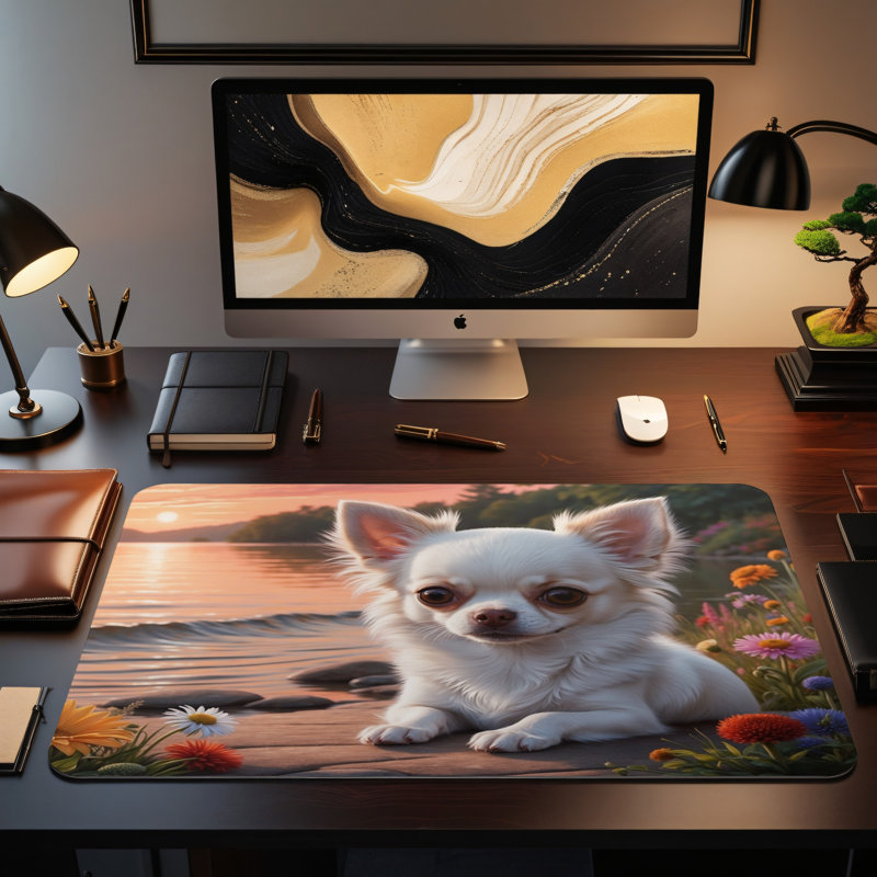 Polyester Desk Pad, 23.6x13.8
