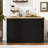 89.7'' Wooden Kitchen Island With Extendable Table-1006235232