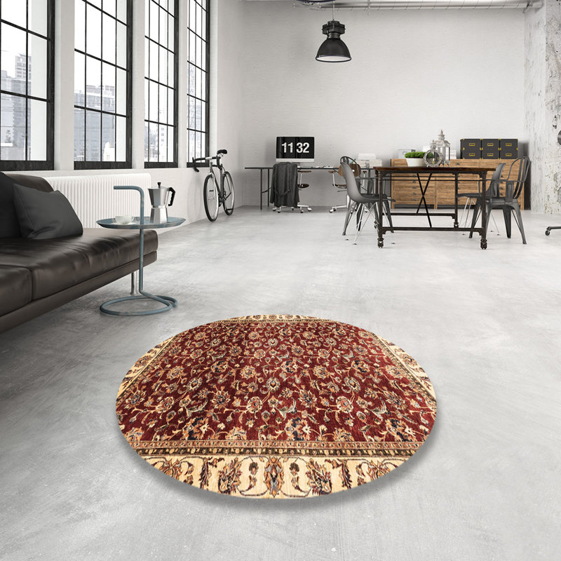 Abstract Indoor Rug, Round 3'
