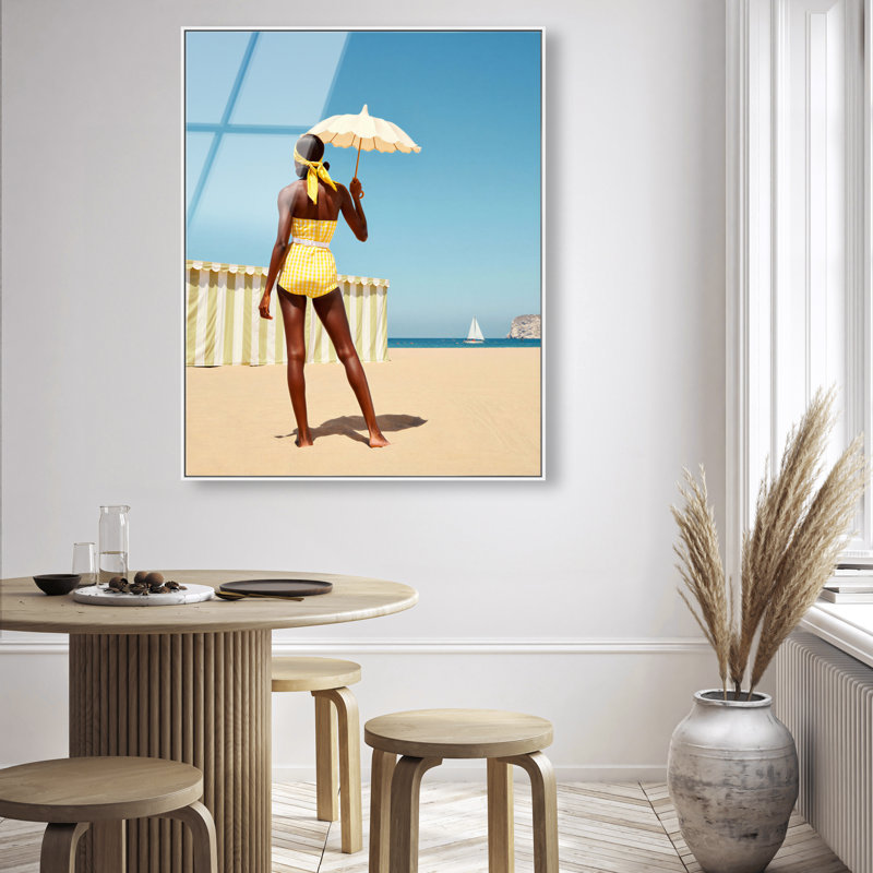 Cabana Muse III High-Gloss Frameless Acrylic Glass Wall Art Fashion Print by Oliver Gal, Ready to Hang, 16 x 20, 37"H x 46"W