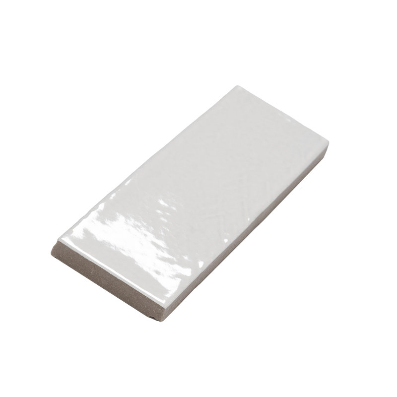Allegro Carreaux de sol et de mur en porcelaine bleu poussiéreux brillant 2x6 po (5,33 pi²/boîte, paquet de 66), Dusty Blue