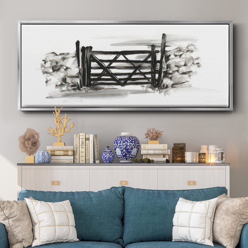Toile encadrée, collection European Farm, H 24 po x l 60 po