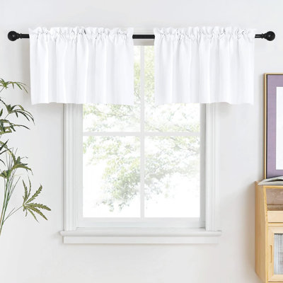 Polyester Blackout Rod Pocket Valance