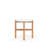 Lyal Wood Patio End Table With Terrazzo Top in Natural