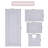 Antich Classy Absorbent Cotton Soft 4 Piece Bath Set-379419172