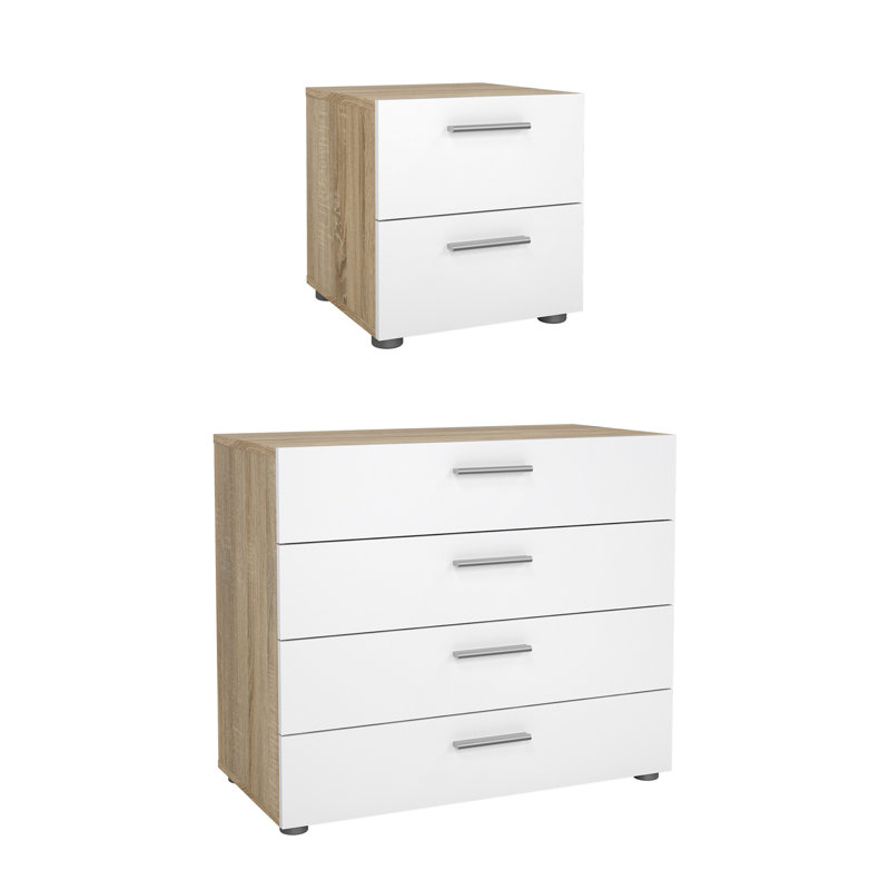 Gianna 2-Piece Bedroom Set - Chest and Nightstand