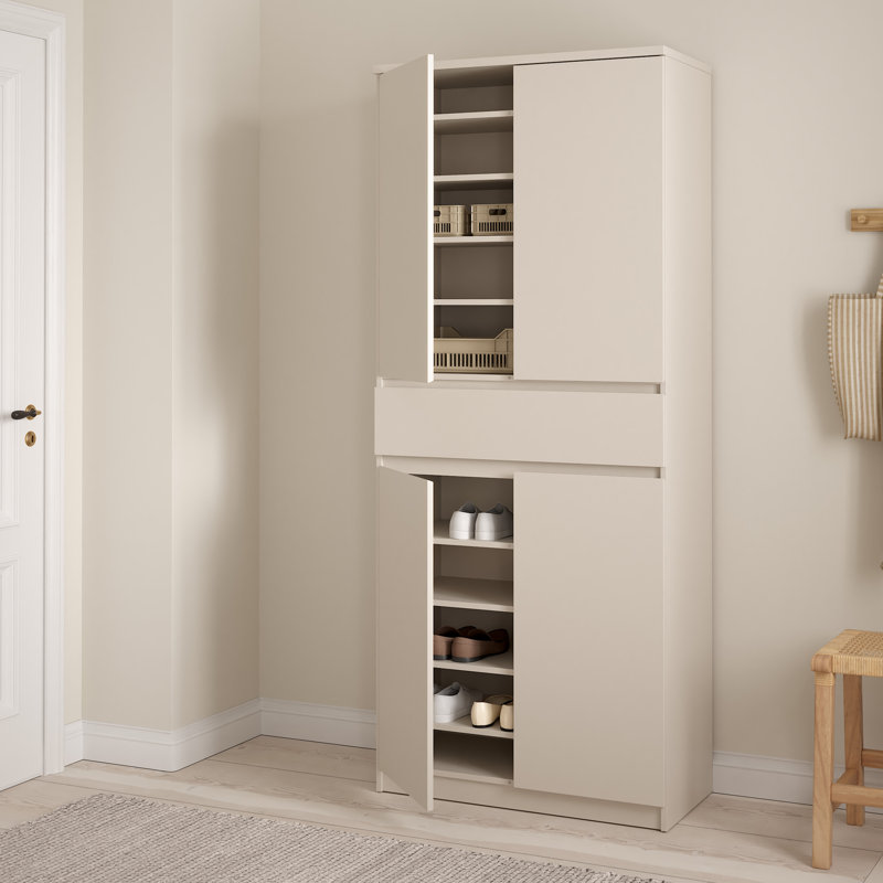 24 Pair Shoe Storage Cabinet