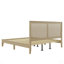 Lit en bois de rotin Behre-888661312