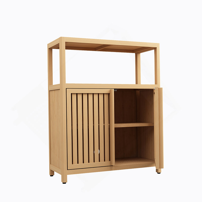Large Capacity Bamboo Storage Cabinet Furniture For Bathroom