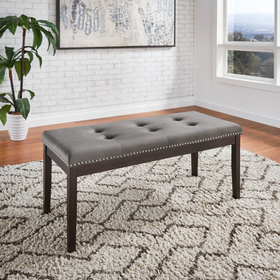 Banford Polyester Blend Upholstered Bench