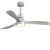 Silver with Gray Blades