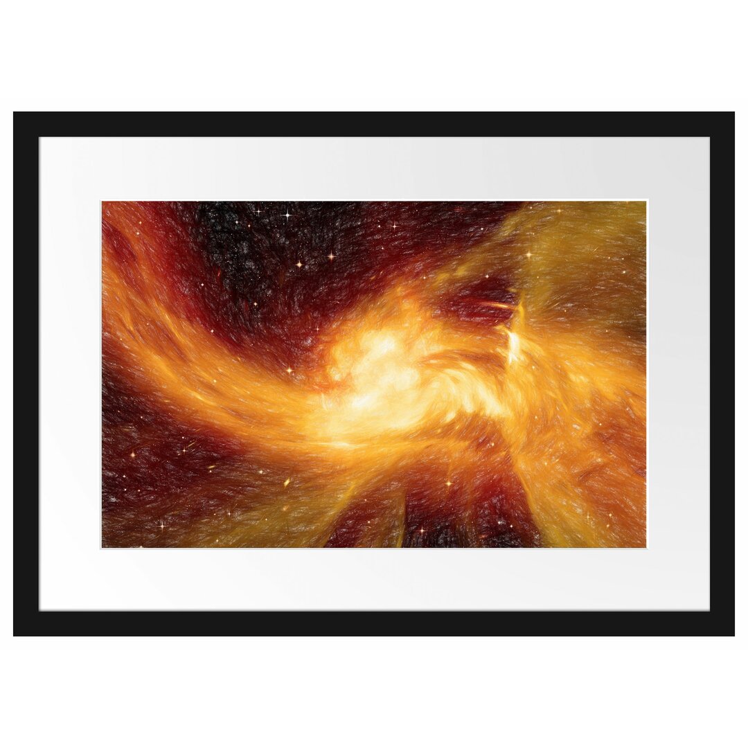 Gerahmtes Poster Galaxie der Sterne