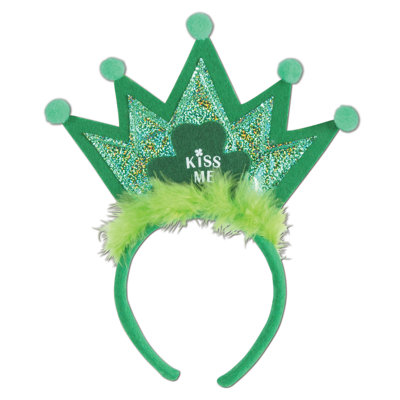 Shamrock Tiara Headband - Pack of 12