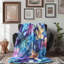 Jeté Periwinkle Petal Parade - 1 pièce Sherpa B Premium-738997950
