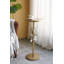Table d'appoint ronde luxueuse avec détails botaniques
