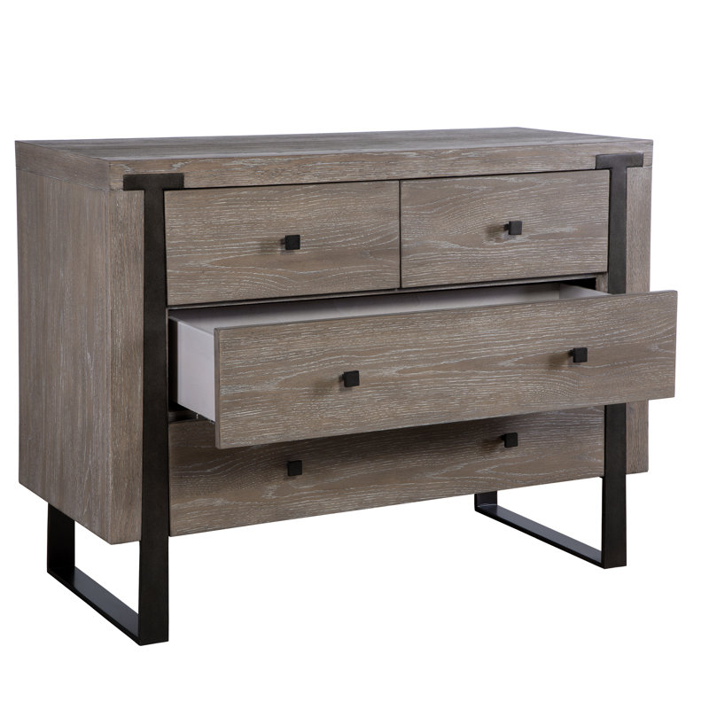 Commode d'appoint en chêne Kanheya