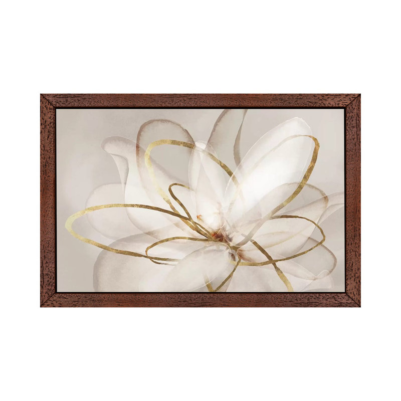 Transparent Beauty Lii - Wrapped Canvas Print, Brown Framed, 30.48 cm H x 45.72 cm W