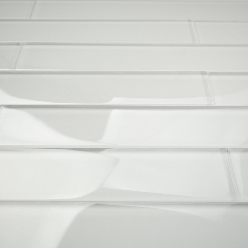 Carrelage mural en verre 2 "x 16" Contempo