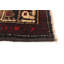 Tapis unique en laine noué à la main beige de 3 pi 1 po x 4 pi 9 po Teimani