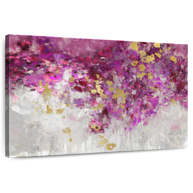 Magenta charmé, H 26 po x l 39 po