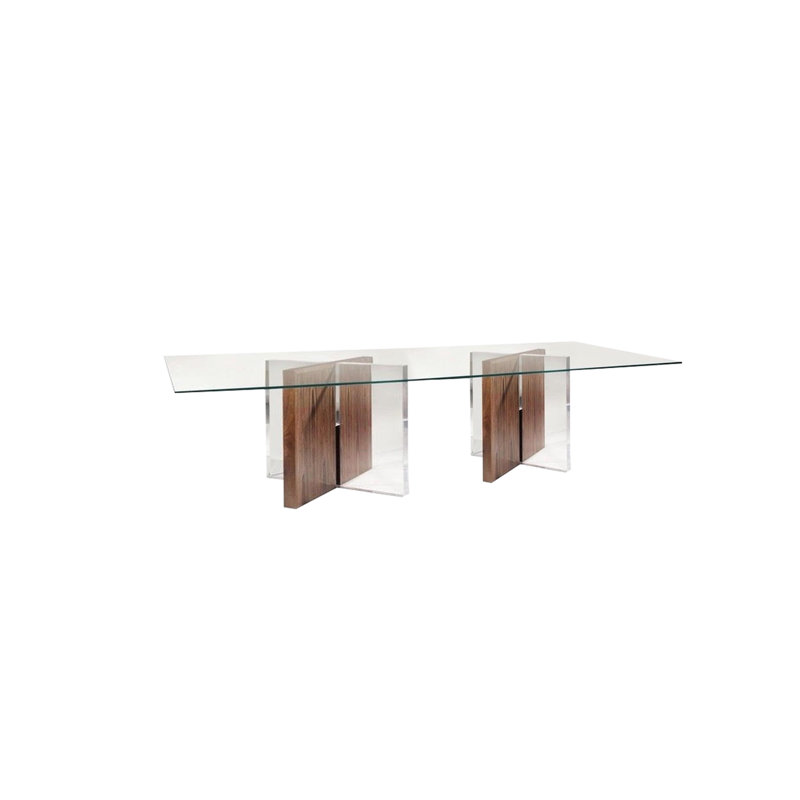 Bety Glass Top Dining Table