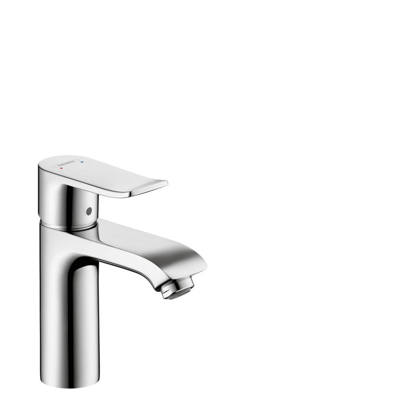 Chrome Single Hole Modern Bathroom Faucet