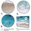 Vagues blanches et bleues vue aérienne III - plage, art mural-1148937597-1148937586