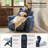 Duhaime Modern Dual Motor Power Air Bag Massage Lift Heated Recliner with Hugging Support-73773122