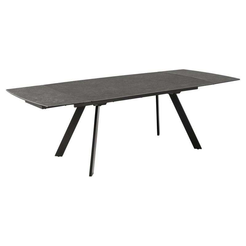 Lingenfelter Extendable Metal Base Dining Table