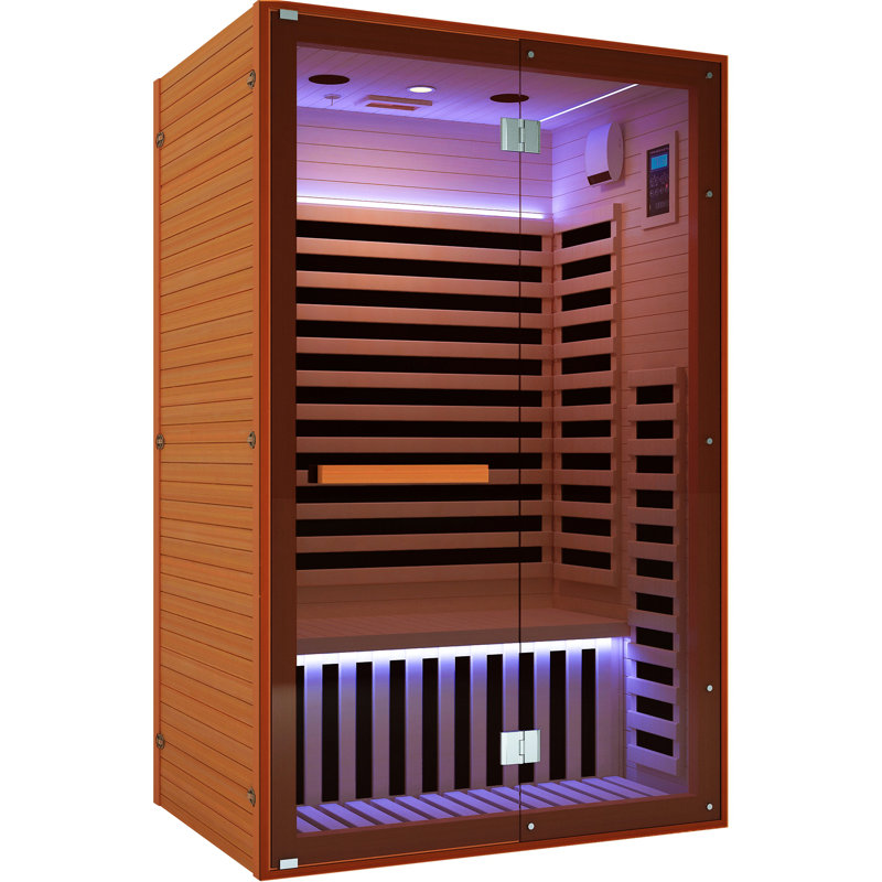 Sauna à deux portes Hemlock Deluxe