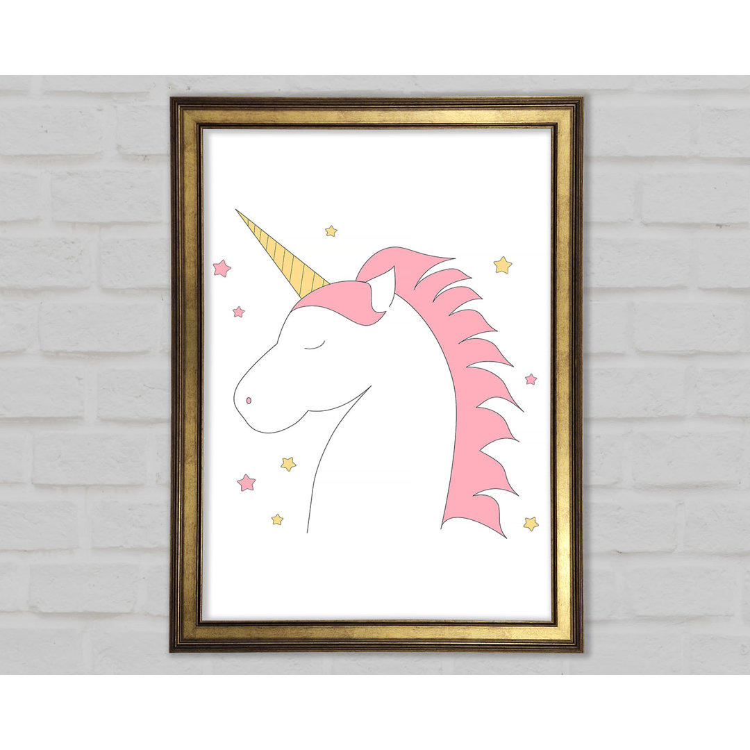 Gerahmtes Wandbild Magical Unicorn