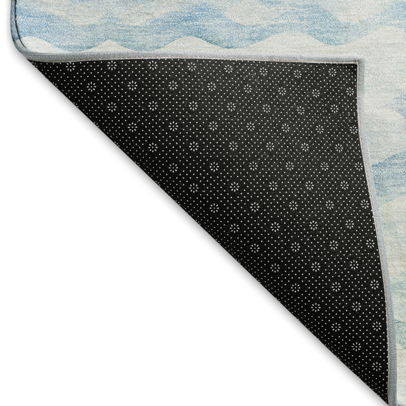 Tapis Cerrito AMF195 lavable à la machine de qualité supérieure, Rectangle 10 pi x 14 pi
