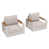 Champagne Frame/ Beige Cushion