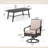 Argyri Rectangular 6 - Person 84" Long Dining Set with Cushions