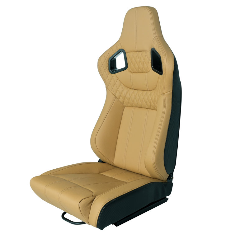 RACING SEAT, Brown/Black