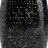 Glena Outdoor End Table, Intricate Lace Cut Design, 12 Inch Black Iron-121489420