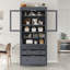 Armoire multifonctionnelle avec 3 tiroirs, tablettes réglables-805829262
