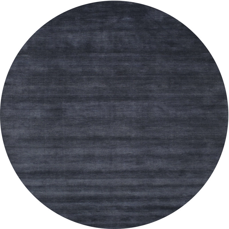 Tapis gris zone contemporaine, Rond 6 pi