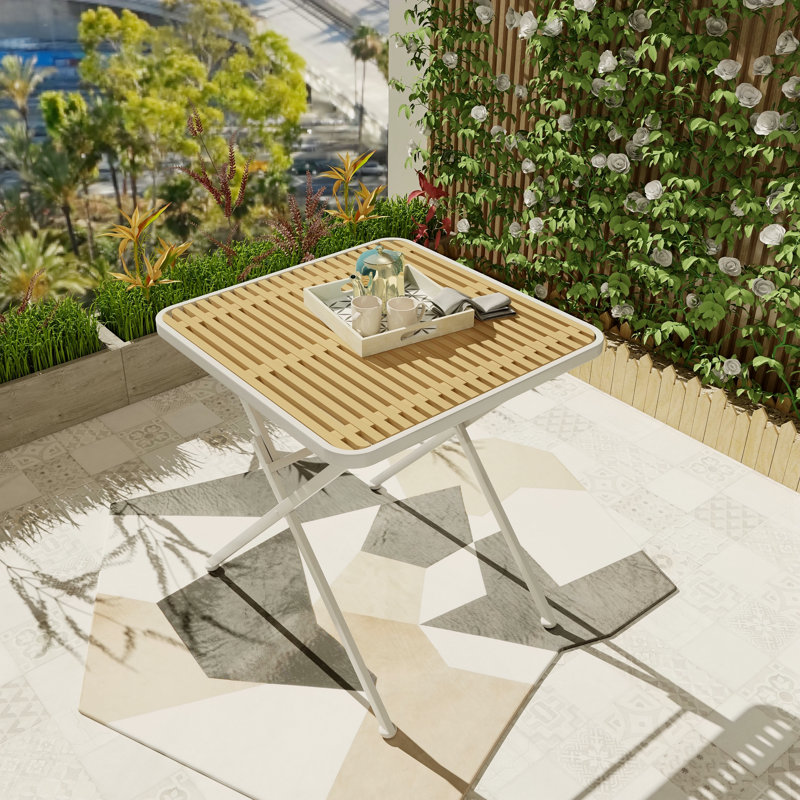 Table carrée moderne pliante