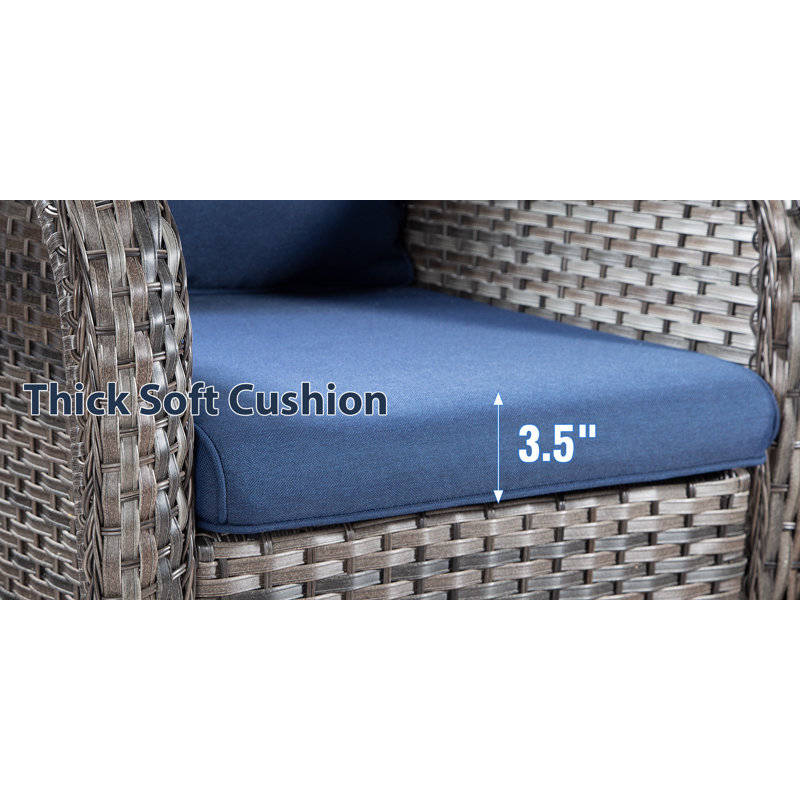 Ensemble de conversation avec coussins Munisa, Beige