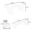 Ensemble de table Creative en bois massif-106551071