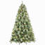 Arbre de Noël 9 pi avec 700 lumières DEL blanc chaud - 2518 pointes en PVC et aiguille dure, 122 pommes de pin, conception à branches articulées, support en métal robuste - arbre de Noël réaliste-2011936131-2011936253