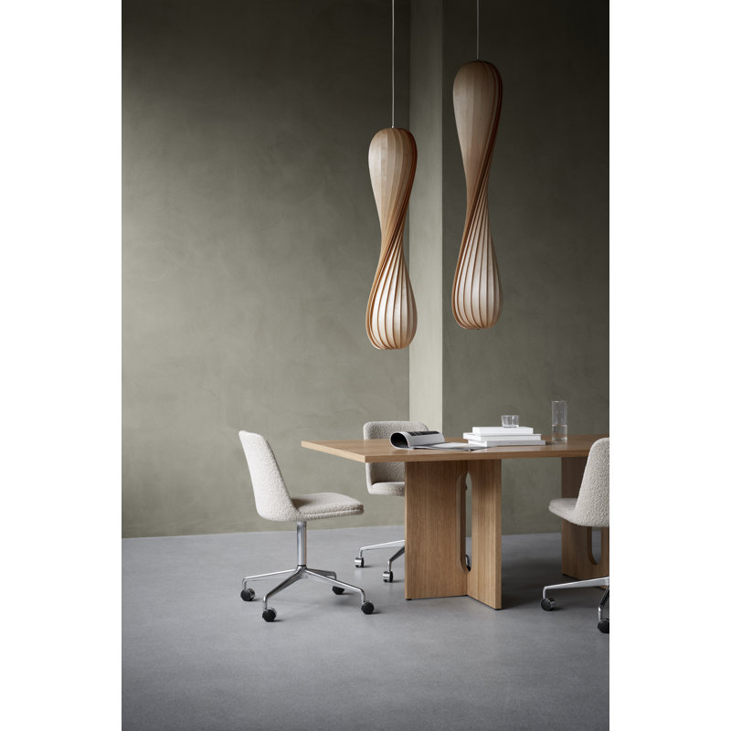 TR7 Pendant, 57.09" H x 9.84" W x 9.84" D, Natural