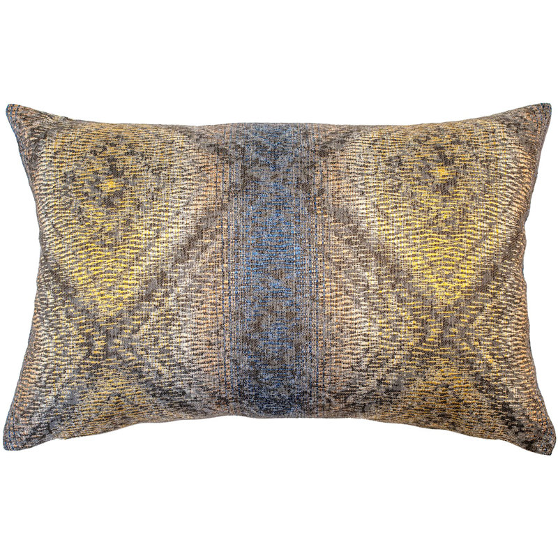 Abstract Rectangle Throw Cushion, Taupe