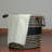 15" Beige and Black Woven Seagrass Basket with Handles