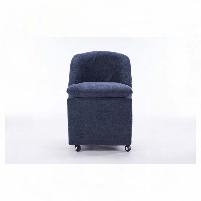 Fauteuil en chenille avec roues universelles, Bleu